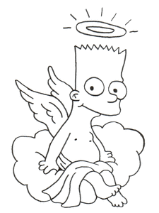 Simpsons Kleurplaat. Simpsons Kleurplaten Tv series kleurplaten 
