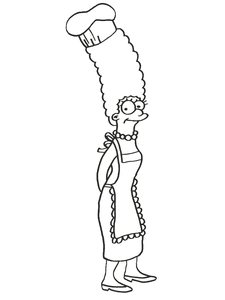 Simpsons Kleurplaat. Simpsons Kleurplaten Tv series kleurplaten 