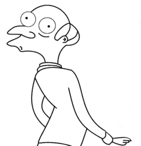 Simpsons Kleurplaat. Simpsons Kleurplaten Tv series kleurplaten 