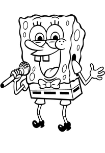 Spongebob Kleurplaat. Spongebob Kleurplaten Tv series kleurplaten 