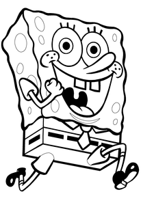 Spongebob Kleurplaat. Spongebob Kleurplaten Tv series kleurplaten 