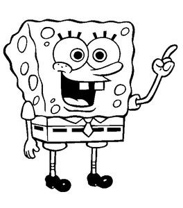 Spongebob Kleurplaat. Spongebob Kleurplaten Tv series kleurplaten 