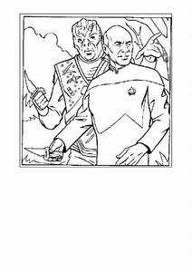 Star Trek Kleurplaat. Kleurplaten Star trek Tv series kleurplaten 