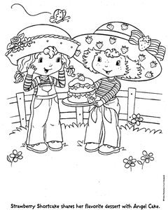 Strawberry Shortcake Kleurplaat. Strawberry shortcake Kleurplaten Tv series kleurplaten 