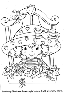 Strawberry Shortcake Kleurplaat. Strawberry shortcake Kleurplaten Tv series kleurplaten 