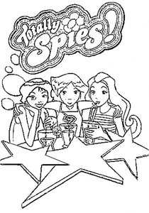 Totally Spies Kleurplaat. Kleurplaten Totally spies Tv series kleurplaten 