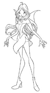 Winx Kleurplaat. Winx Kleurplaten Tv series kleurplaten 