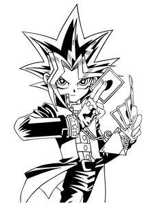 Yu Gi Oh Kleurplaat. Kleurplaten Yu gi oh Tv series kleurplaten 