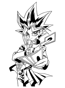 Yu Gi Oh Kleurplaat. Kleurplaten Yu gi oh Tv series kleurplaten 