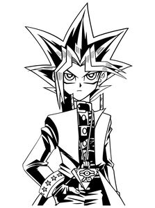 Yu Gi Oh Kleurplaat. Kleurplaten Yu gi oh Tv series kleurplaten 