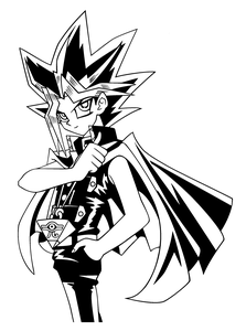 Yu Gi Oh Kleurplaat. Kleurplaten Yu gi oh Tv series kleurplaten 