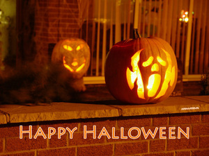Halloween Facebook plaatjes Pompoen Happy halloween 