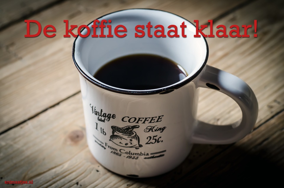 Koffie Facebook plaatjes De koffie staat klaar 