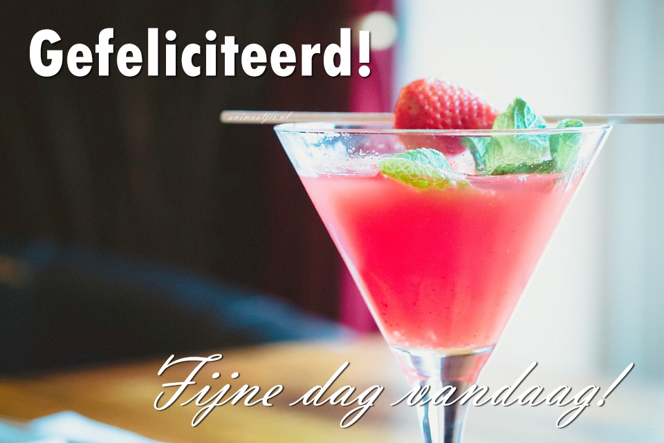 Verjaardag Gefeliciteerd Cocktail Facebook plaatjes 