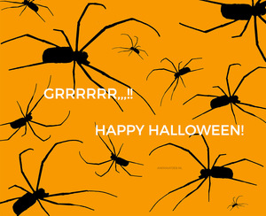 Halloween Spin Facebook plaatjes Grr Happy halloween 