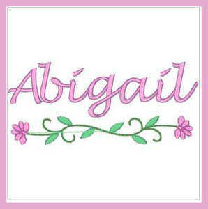 Abigail Naamanimaties 2 Rozen Die Abigail In Het Roze Laten Zien