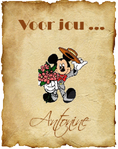 Naamanimaties Antonine Voor Jou Antonine Mickey Mouse Disney