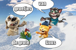 Naamanimaties Guus Groetjes Van Guus Kaartje Dieren