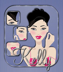 Naamanimaties Kelly Kelly Met Make Up