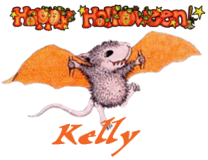 Naamanimaties Kelly Happy Halloween Kelly Muis