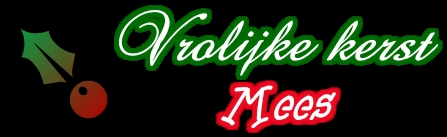 Mees Naamanimaties Vrolijke Kerst Mees