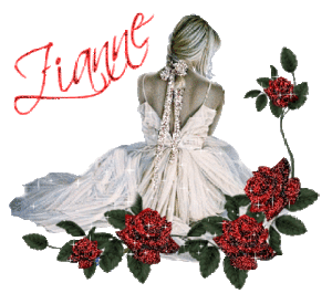 Naamanimaties Zianne Mooie Dame Met Rode Rozen
