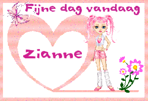 Naamanimaties Zianne Fijne Dag Meid