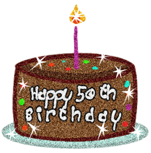 Plaatjes Abraham Glitter Cake 50Ste Verjaardag