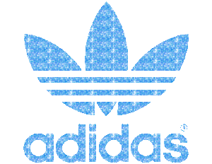 Plaatjes Adidas Blauwe Glitter Adidas Logo