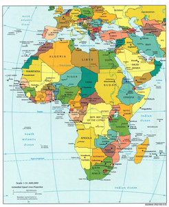 Afrika Plaatjes  Afrika  Kaart 