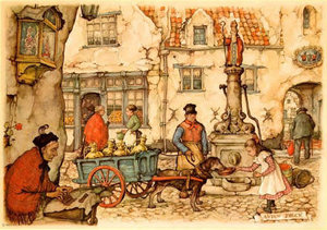 Plaatjes Anton pieck 