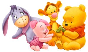 Plaatjes Baby pooh Pooh Tijgertje Knorretje Iejoor