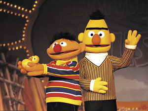 Plaatjes Bert en ernie 