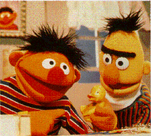 Plaatjes Bert en ernie 