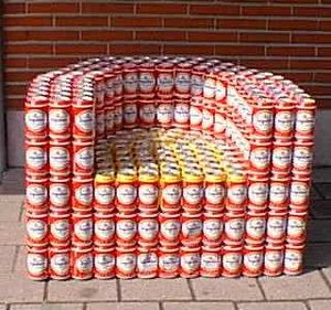 Bier Plaatjes Sofa Van Blikjes Bier