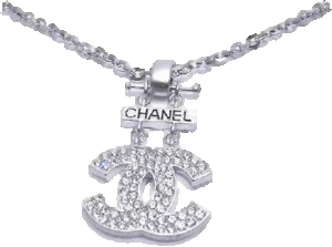 Plaatjes Bijoux Chanel Ketting Diamanten Glitter