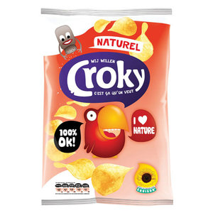 Chips Plaatjes Naturel Chips Van Croky