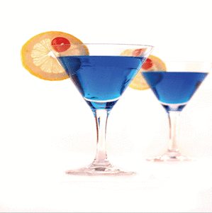Cocktails Plaatjes Blue Lagoon Cocktail