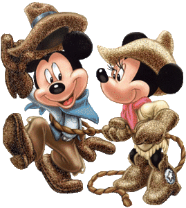 Plaatjes Cowgirl Mickey En Minnie