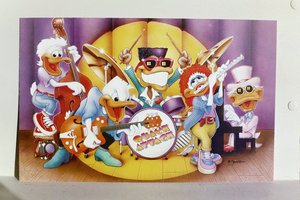 Plaatjes Donald duck Familie Duck In Een Rockband