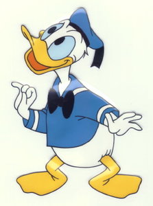 Plaatjes Donald duck Donald Blij Naar Boven Kijken