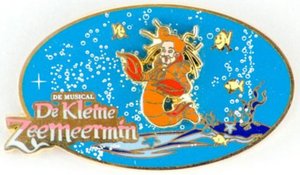 Plaatjes Efteling pins Efteling Musical Pins De Kleine Zeemeermin