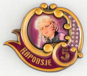 Plaatjes Efteling pins Efteling Jubileum Pins Raponsje 5 Jaar