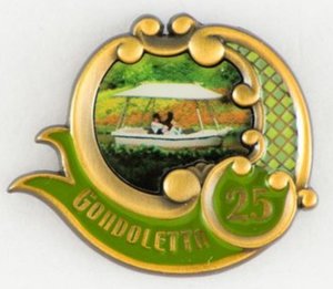 Plaatjes Efteling pins Efteling Jubileum Pins Gondoletta 25 Jaar