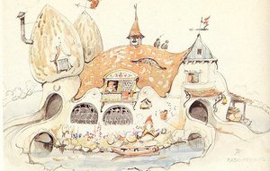 Plaatjes Efteling Efteling Tekening Anton Pieck Kabouter Huis