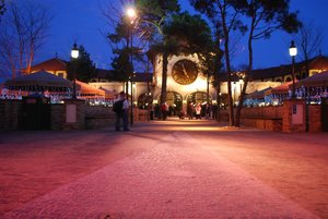 Plaatjes Efteling Efteling Station De Oost Donker Verlicht