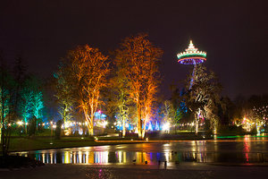 Plaatjes Efteling Pagode By Night