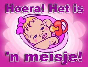 Plaatjes Feest Hoera Een Meisje