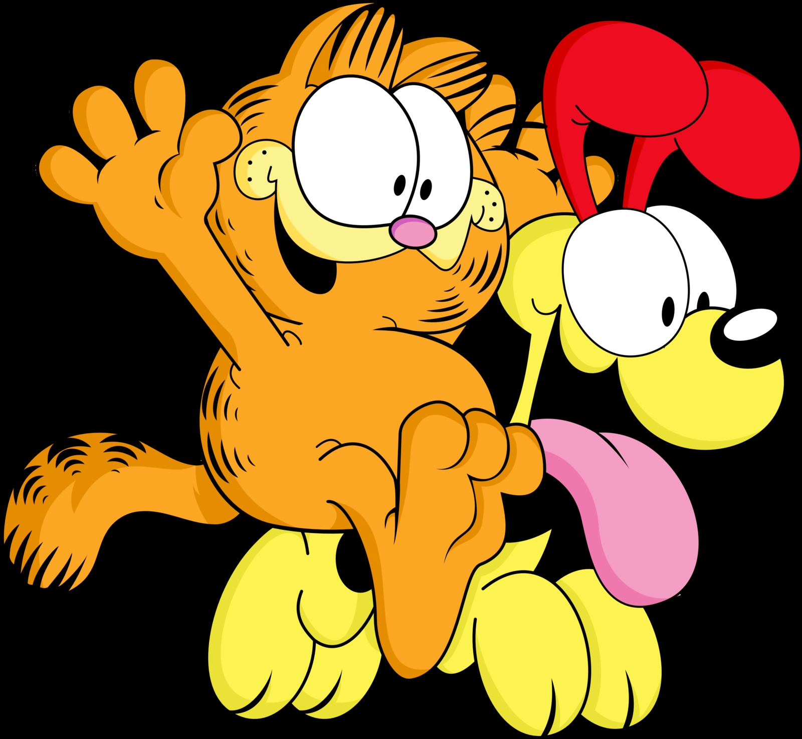 Garfield Plaatjes Garfield Op Odie