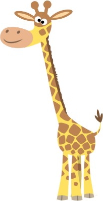 Giraffen Plaatjes Gekke Giraffe Kijkt Scheel